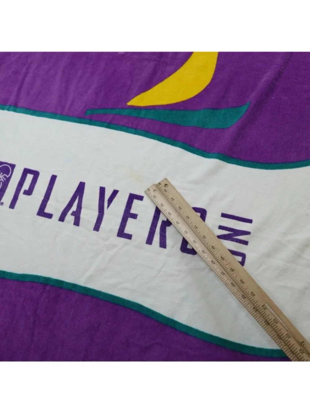 Players Inc NFL Beach Towel Purple Vintage 30 x 66